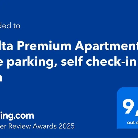Malta Premium Apartment, Free Parking, Self Check-in 24h, Air-conditioning דירה *