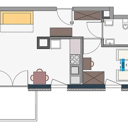 Malta Premium Apartment, Free Parking, Self Check-in 24h, Air-conditioning *